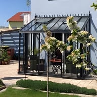 Janssens Arcadia 5x8 Victorian Lean To in Black