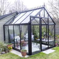 8x10 Janssens Eos Junior Greenhouse in Black