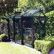 Janssens Helios Urban 5x8 Greenhouse in Green