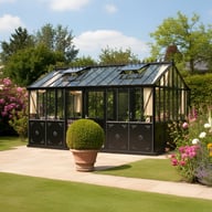 7x7 Janssens Helios Retro Greenhouse