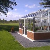 Janssens Mur 10x15 Dwarf Wall Greenhouse White