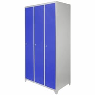 Bulldog 3 Door Wide Storage Locker Blue