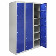 Bulldog 3 x 6 Door Wide Storage Locker Blue