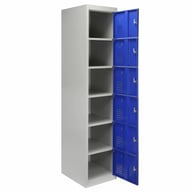 Bulldog 6 Gym Door Locker Blue