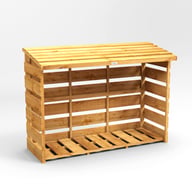 Power 6x2 Pent Wood Store