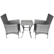 Lichfield Jardí Rattan Bistro Set Light Grey with Table