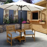 Lichfield Wooden Companion Seat With Cushions