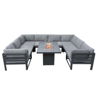 Lichfield Modular Garden Furniture Set With Fire Pit