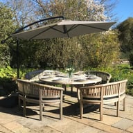 Lichfield Beige 3m Cantilever Parasol