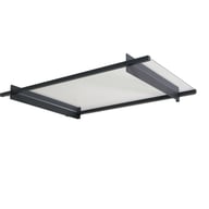 Palram Nancy 1500 Door Canopy Dark Grey CLear Polycarbonate