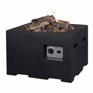 Happy Cocoon 60cm Small Square Black Fire Pit