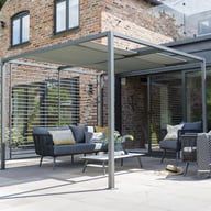 Garden Must Haves 2.8m Sliding Roof Garden Gazebo