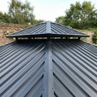 Ottawa Gazebo - Double Tier Metal Roof with Vent Top