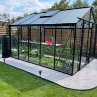ACD 10x12 Straight Wall Greenhouse Black - official ACD photograph