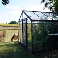 ACD 10x12 Straight Wall Greenhouse Black - official ACD photograph
