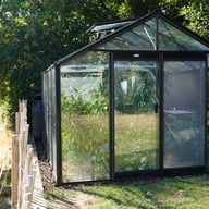 ACD 10x12 Straight Wall Greenhouse Black - official ACD photograph