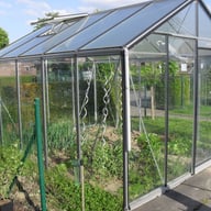 ACD 10x12 Straight Wall Greenhouse Silver - official ACD photograph