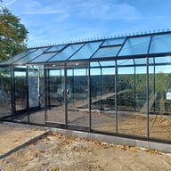 ACD Extra High 10x20 Greenhouse Black - same-width model photograph; different length