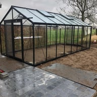 ACD 10x20 Straight Wall Greenhouse Black - official ACD photograph