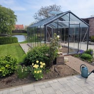 ACD 10x20 Straight Wall Greenhouse Silver - official ACD photograph