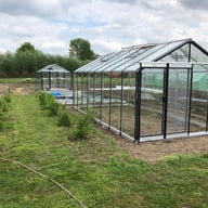 ACD 10x20 Straight Wall Greenhouse Silver - official ACD photograph