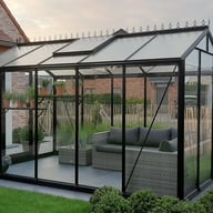 ACD 8x12 Straight Wall Greenhouse Black - official ACD photograph