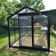 ACD 8x12 Straight Wall Greenhouse Black - official ACD photograph