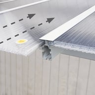 Palram Canopia Olympia 3x3 Patio Cover White Polycarbonate