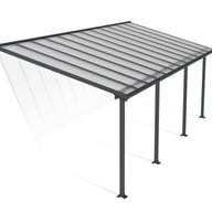 Palram Canopia Olympia 3x7 Patio Canopy Grey