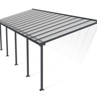 Palram Canopia Olympia 3x8 Patio Canopy Grey