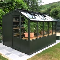Swallow Rook 8x10 Wooden Potting Shed Olive