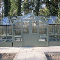Swallow Swan 8x17 Wooden Greenhouse Bracken Finish