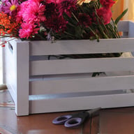 Thorndown Purple Orchid Wood Paint Planter