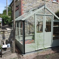 Swallow Raven 8x12 Wooden Greenhouse Summer Green