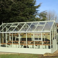 Swallow Raven 8x16 Wooden Greenhouse Summer Green