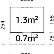 Palmako Anita Barrel Sauna Room Overall Dimensions