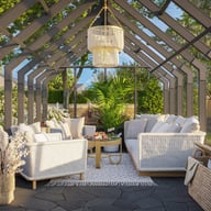 Palmako Emilia L 10x16 Wooden Greenhouse Painted Grey