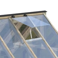 Palmako Emilia L 10x16 Wooden Greenhouse Painted Grey