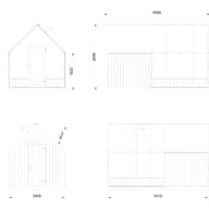 Palmako Emilia S+ 8x14 Wooden Greenhouse with Shed Painted Grey