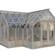 Palmako Emilia XL 14x18 T-Shaped Wooden Greenhouse Pressure Treated