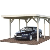Palmako Karl 11.7 Wooden Carport Natural Wood