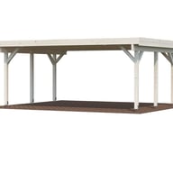 Palmako Karl 20.6 Wooden Carport White Dip