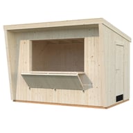 Palmako Kira 3.5m x 2.3m Wooden Kiosk Dimensions