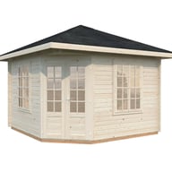 Palmako Melanie 3.3m x 3.3m Corner Log Cabin