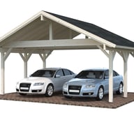 Palmako Robert 20.6 Wooden Carport Natural Finish