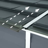Palram 4x6 Pent Plastic Skylight Shed Sliding Roof Panels
