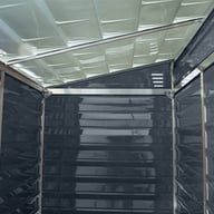 Palram 4x6 Plastic Skylight Grey Pent Shed Internal