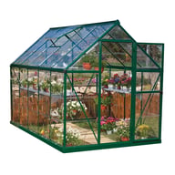 Palram 6x10 Polycarbonate Green Greenhouse