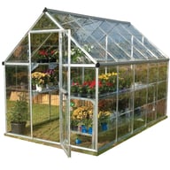 Palram 6x10 Polycarbonate Greenhouse in Alloy