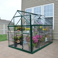 Palram 6x8 Green Polycarbonate Glazed Greenhouse